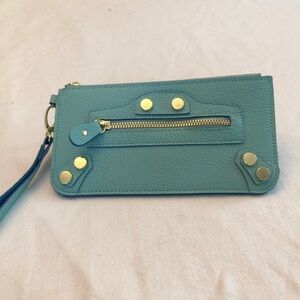 Steve Madden Faux Textured Leather Wristlet NWOT